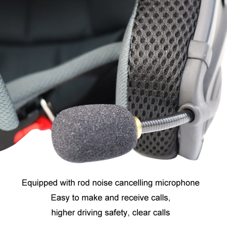 KUQIBAO Auricular Bluetooth Casco Motocicleta Antifog