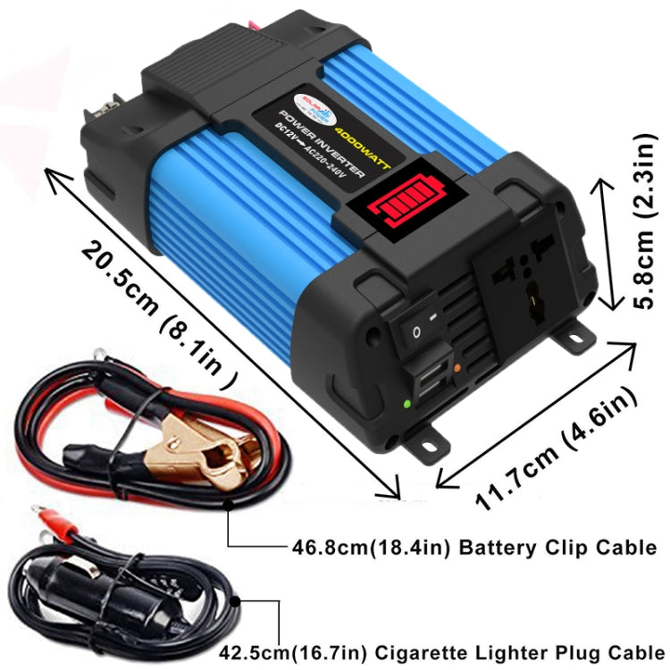 Solike Tech Inversor Vehicular Onda Sinusoidal 12V