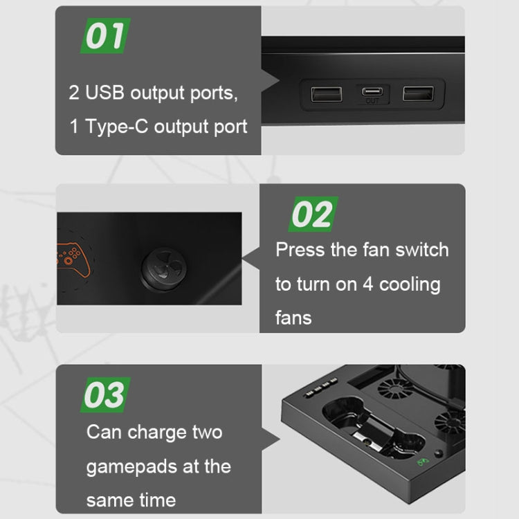 Iplay HBX-274 Xbox Series X Base Refrigeración Cargador