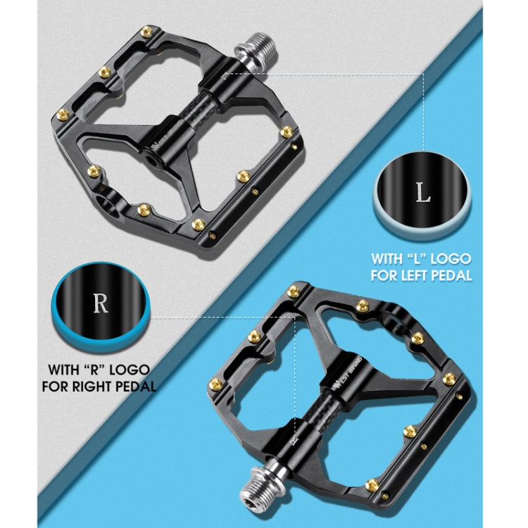 WEST BIKING Pedal MTB Ultraligero Con Buje De Carbono