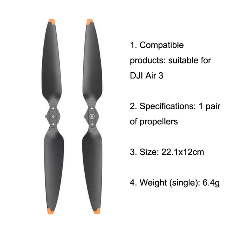 DJI Air 3 Propelas Para Dron Reducción De Ruido 1 Par