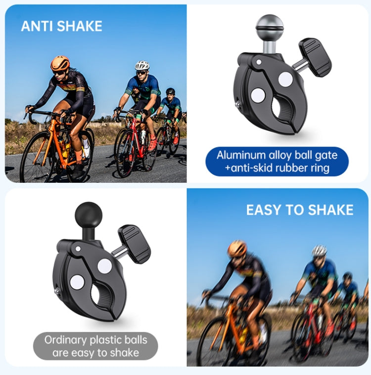 TELESIN Abrazadera Cangrejo Soporte Teléfono Bicicleta 360