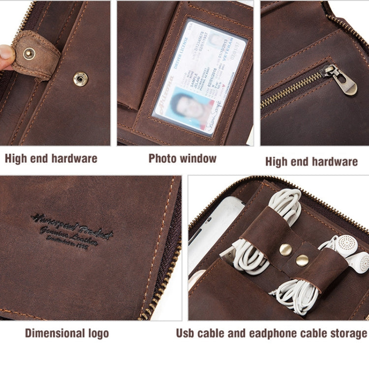 HUMERPAUL CL01 Estuche Cuero para Tablet Multibolsillos