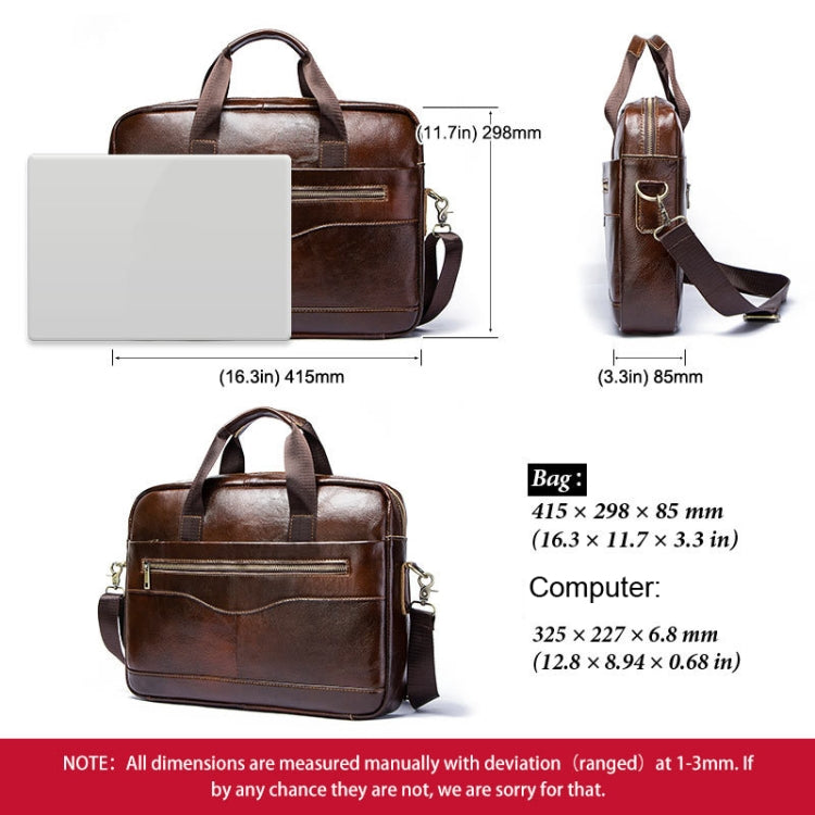 HUMERPAUL Metro Bolso Messenger Cuero Retro Multibolsillos