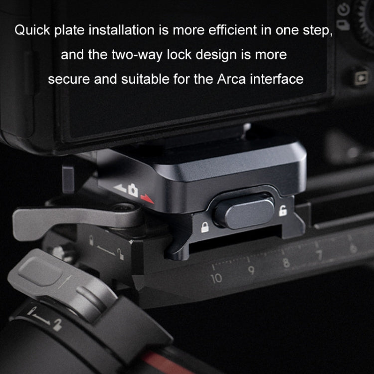 PGYTECH Base Placa Liberación Rápida para DJI RS3 Mini RS3
