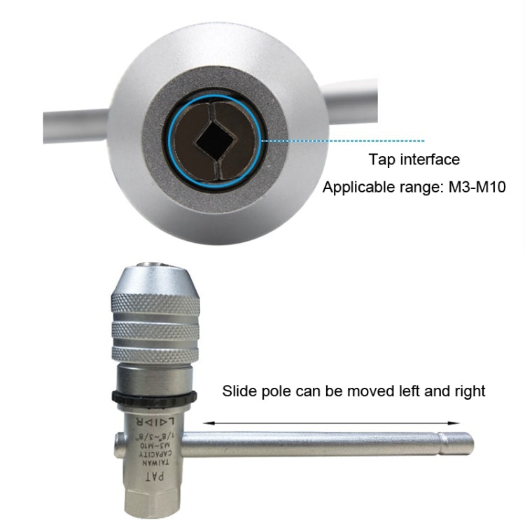 Trinotek HS-310 HS-614 Llave de Roscado Trinquete Ajustable