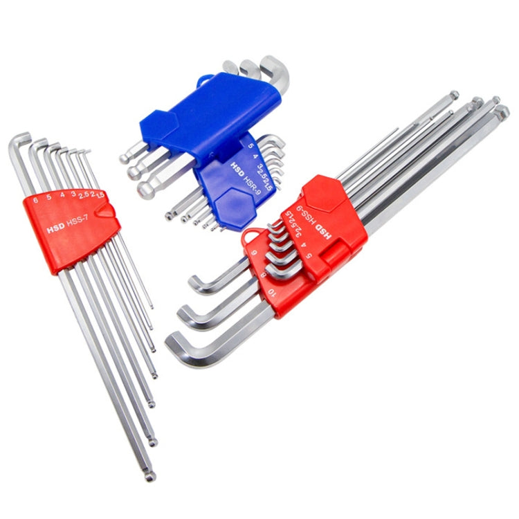 GlobalTools Llaves Hexagonales Extremo Esférico Lado Corto