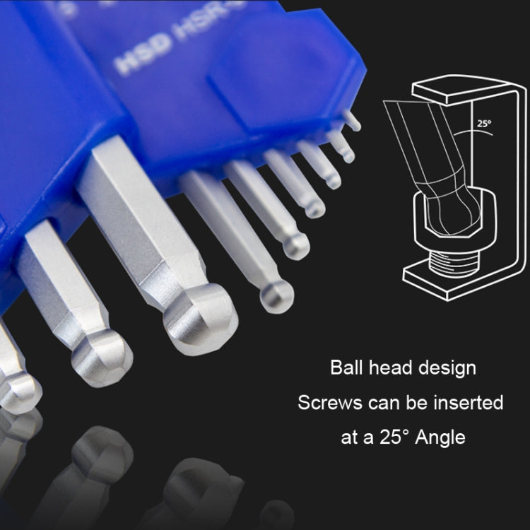 GlobalTools Llaves Hexagonales Extremo Esférico Lado Corto
