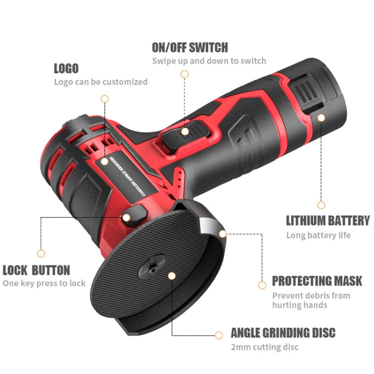 Hilda 12V3Pulgadas Amoladora Angular LiIon Batería 2000mAh