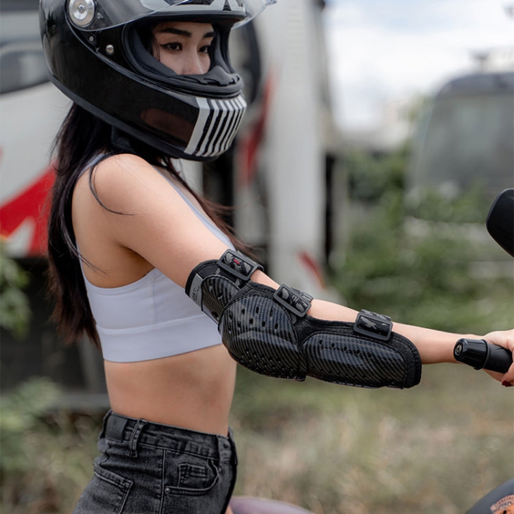 Ghost Racing Rodilleras Motocicleta Carcasa Carbono Ligera