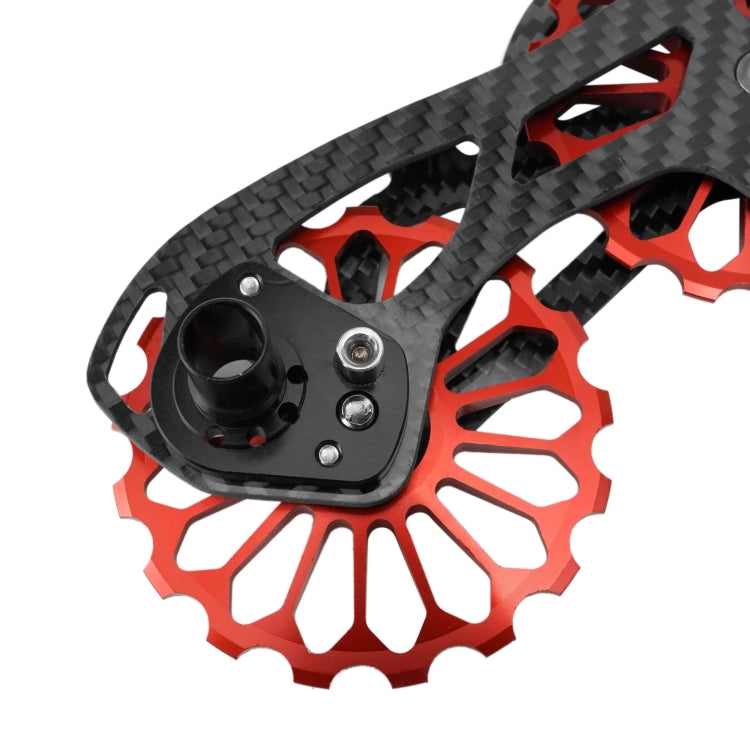 CarbonTech Rueda Guía Fibra De Carbono Bicicleta Carretera