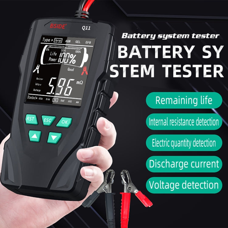 BSIDE Q11 Detector De Batería 12V/24V Prueba Resistencia