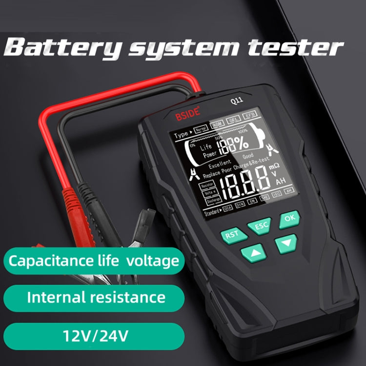 BSIDE Q11 Detector De Batería 12V/24V Prueba Resistencia