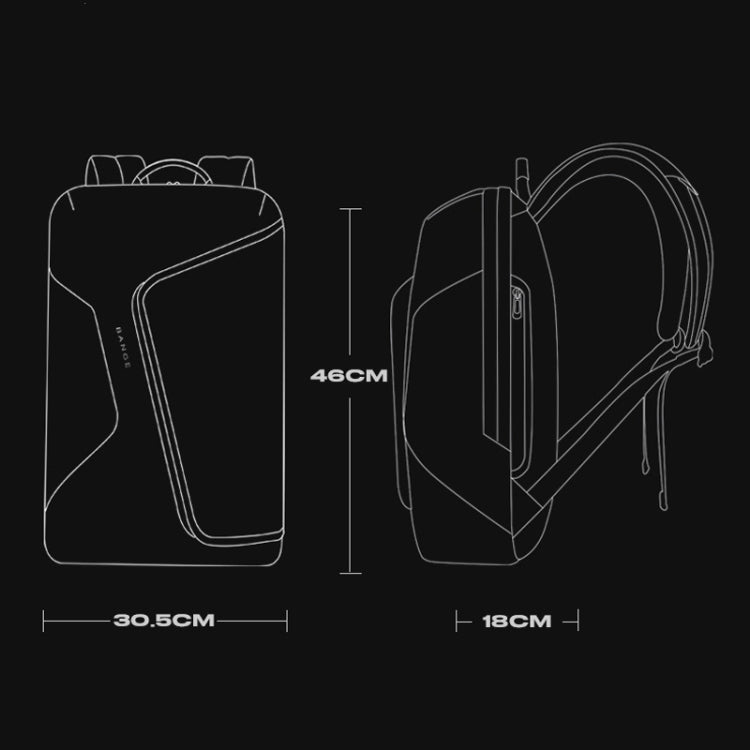 BANGE BG-2913 Mochila De Viaje Al Aire Libre Doble Correa