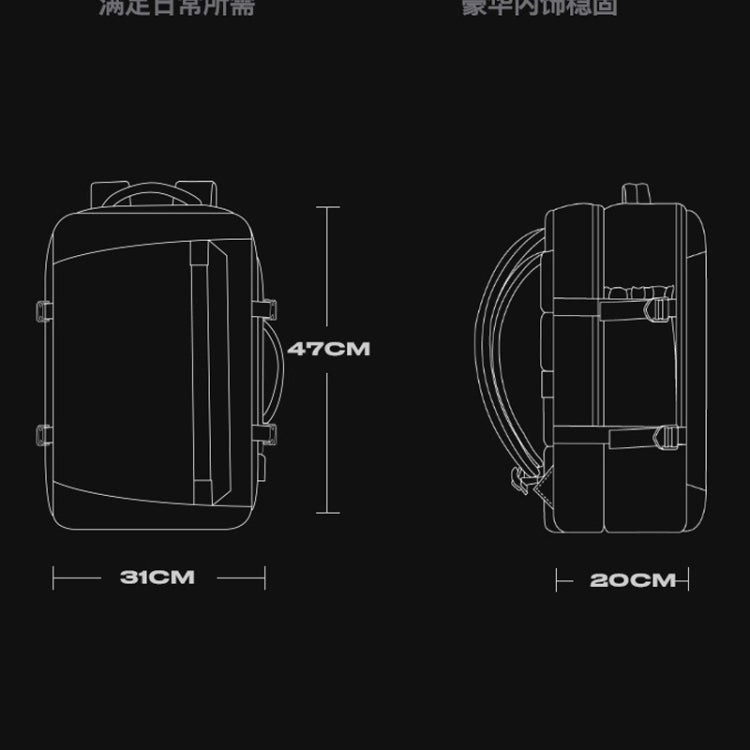 BANGE BG-2892 Mochila de Negocios para Hombre Ergonómica