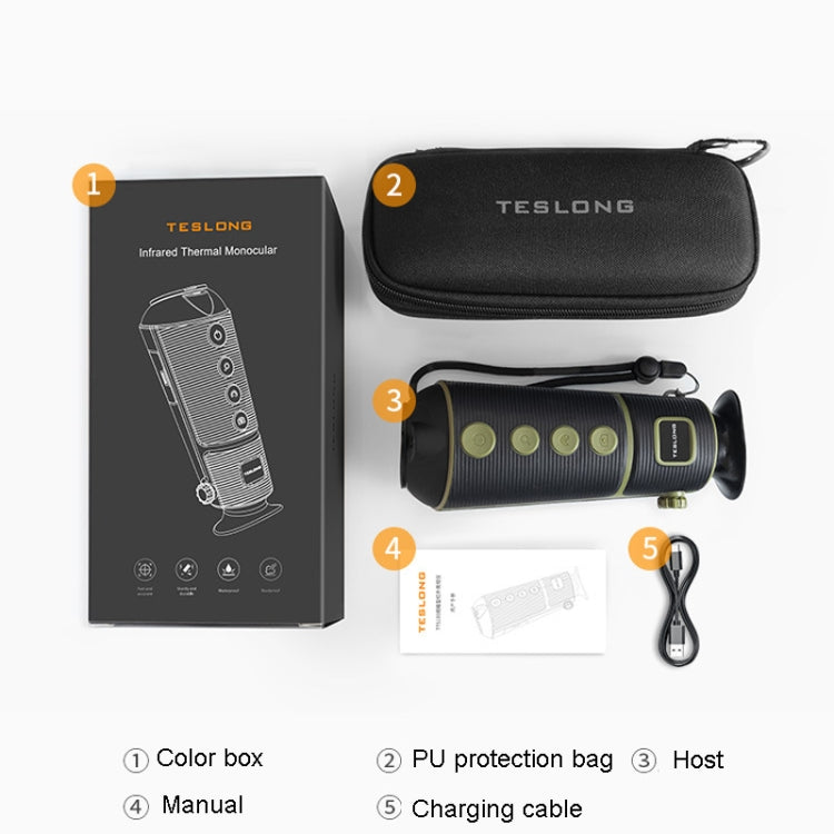 Teslong TTS260 Monocular Visión Nocturna Infrarroja Térmica