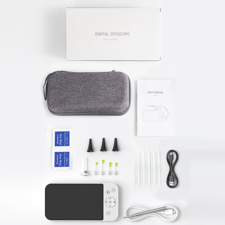 Teslong MS500 Endoscopio Oido Pantalla HD 5 Pulgadas