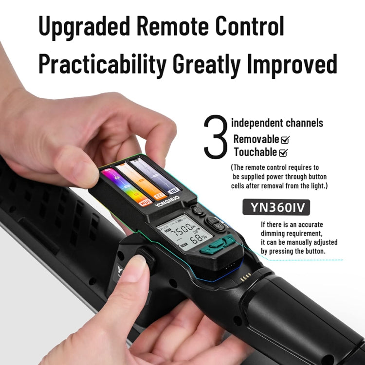 YONGNUO YN360IV Luz LED RGB Fotografía 480 LEDs Con App Control
