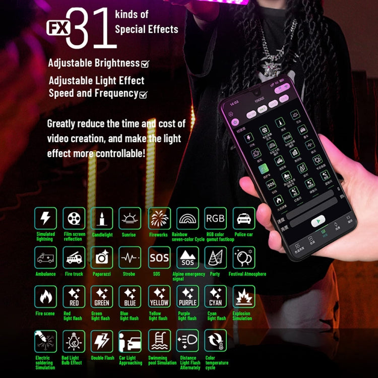YONGNUO YN360IV Luz LED RGB Fotografía 480 LEDs Con App Control