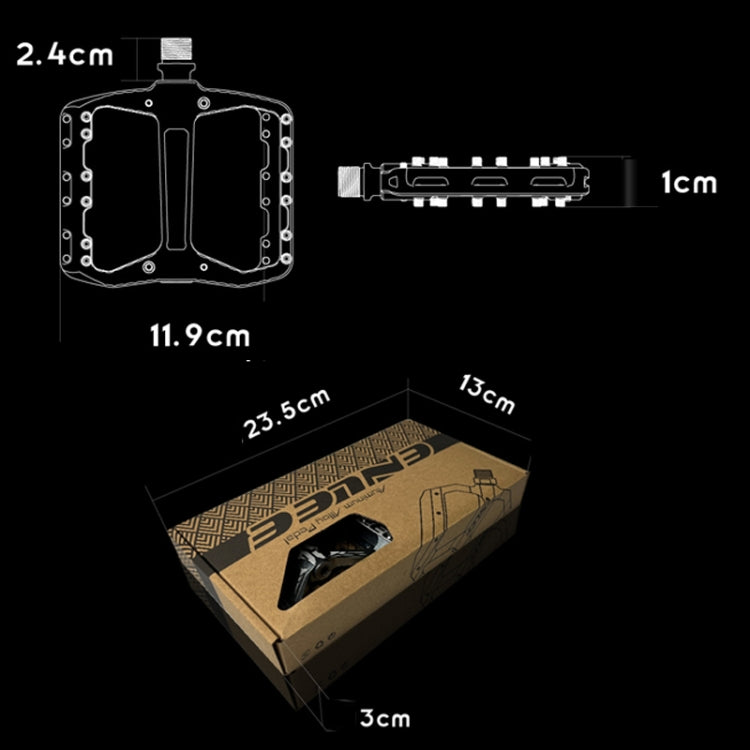 ENLEE R5 Pedales MTB Ancho Mejorado Para Mountain Bike