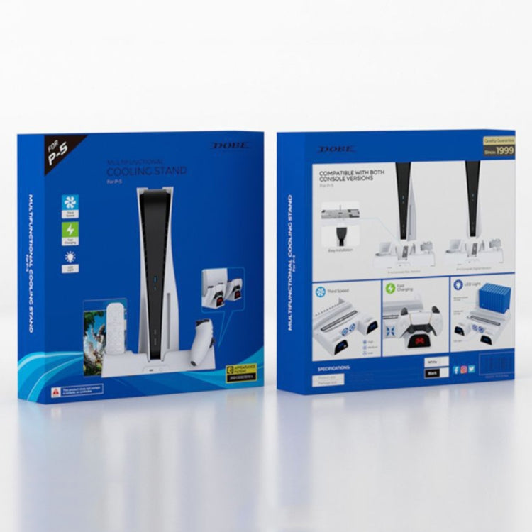DOBE Base Refrigeración Cargador Dual PS5 Mando Organizador