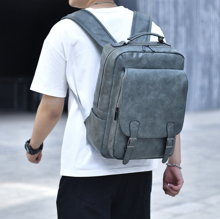 WEIXIER B677 Mochila De Negocios Impermeable Orificio De Carga USB