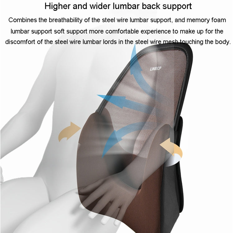 LINXICP 3 En 1 Cojin Lumbar Para Coche Espuma Viscoelástica