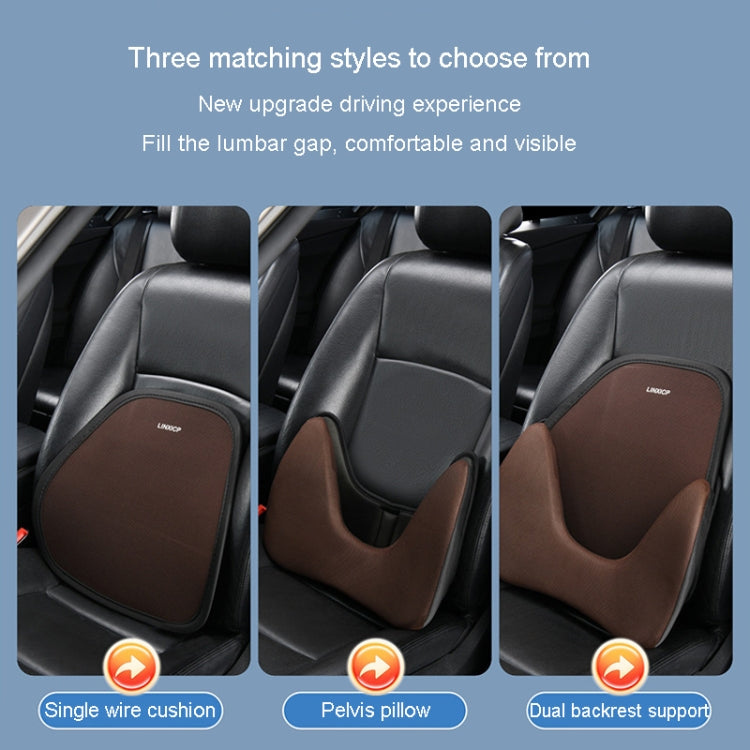 LINXICP 3 En 1 Cojin Lumbar Para Coche Espuma Viscoelástica