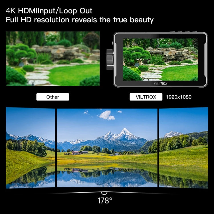 Feelworld FW5.5 4K LUT Monitor Portátil Pro Para Cine Y Vlog Móvil