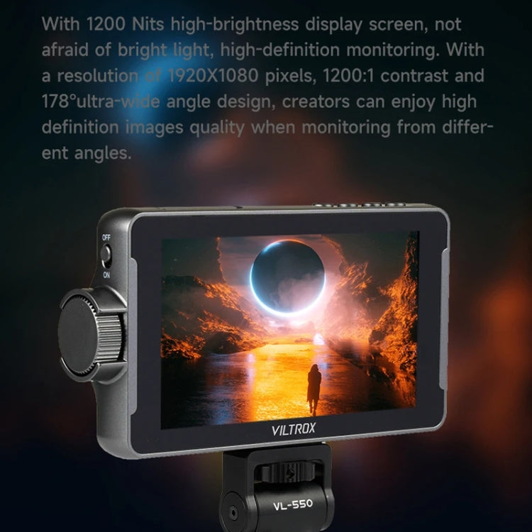 Feelworld FW5.5 4K LUT Monitor Portátil Pro Para Cine Y Vlog Móvil