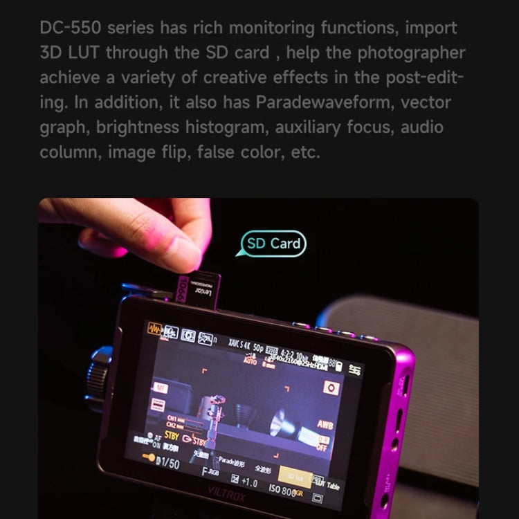 Feelworld FW5.5 4K LUT Monitor Portátil Pro Para Cine Y Vlog Móvil