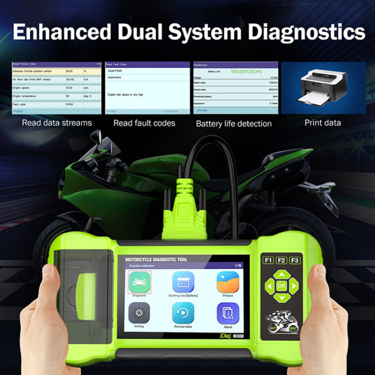 JDiag Harley Ducati BMW Moto Diagnostico ServicioPesado 9-18V
