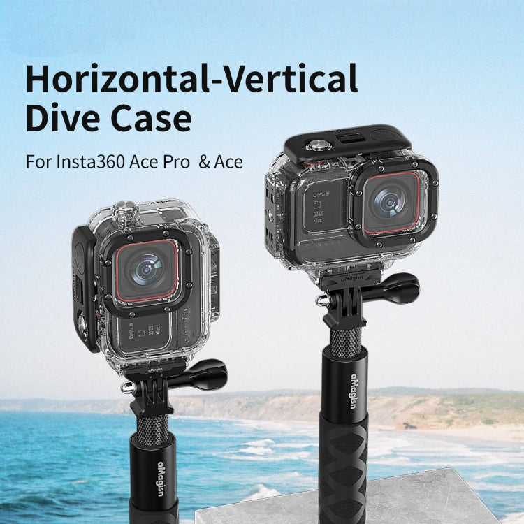 Amagisn Carcasa Buceo 60m Impermeable Para Camara Pro
