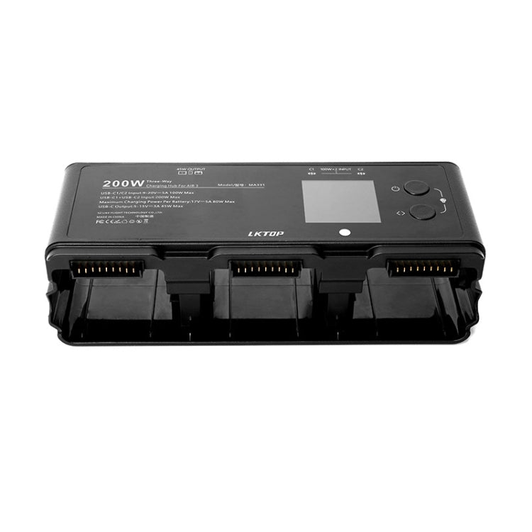 DJI LKTOP 200W Cargador Baterías Air 3 Carga Rápida