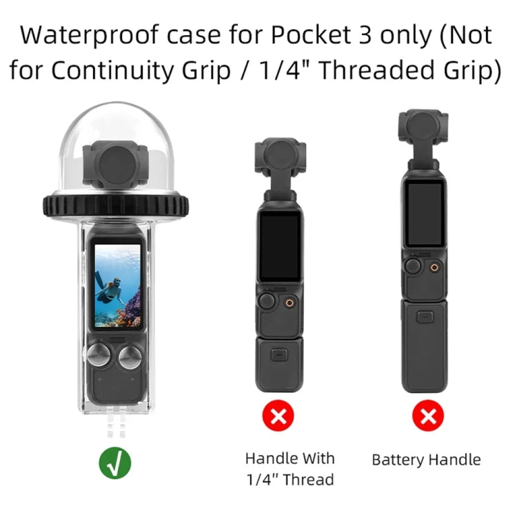 DJI Osmo Pocket 3 BRDRC Funda Impermeable Submarina 40m