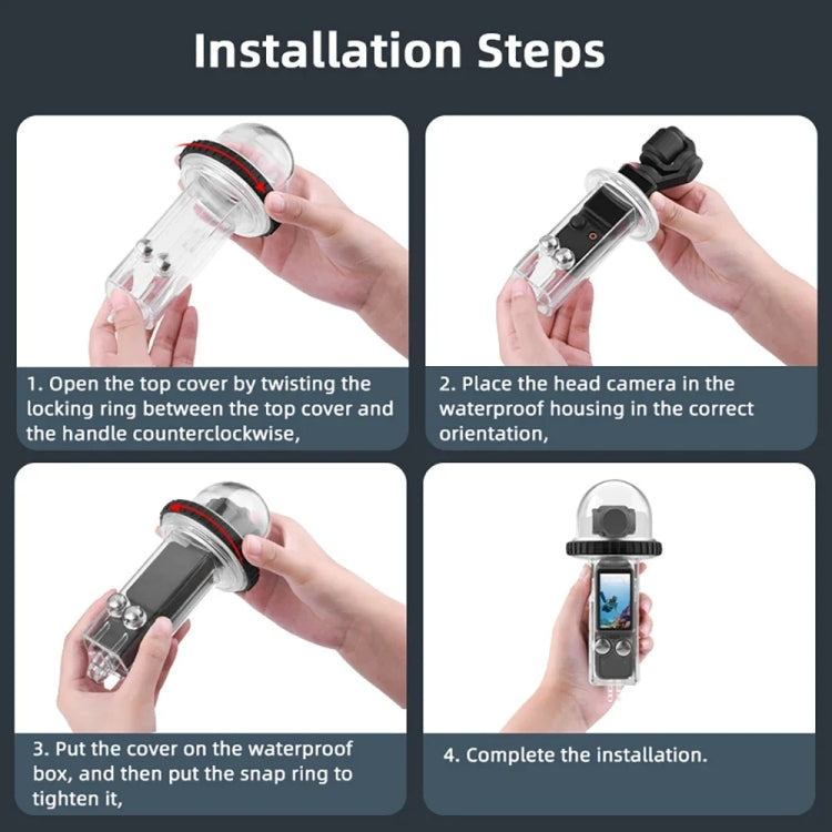 DJI Osmo Pocket 3 BRDRC Funda Impermeable Submarina 40m