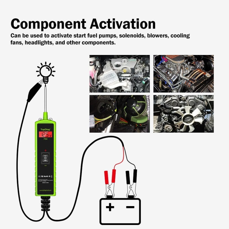 JDiag 6-30V Detector De Voltaje Automotriz Con Rango 0.3-70V