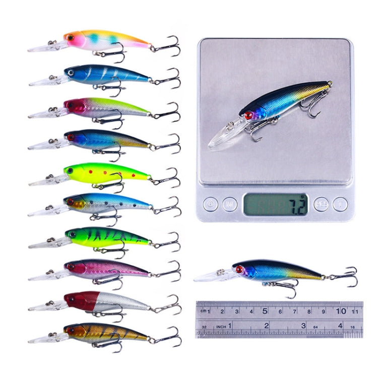 HENGJIA MI103 Señuelo Duro 9cm Ojo 3D Colores Multicolor