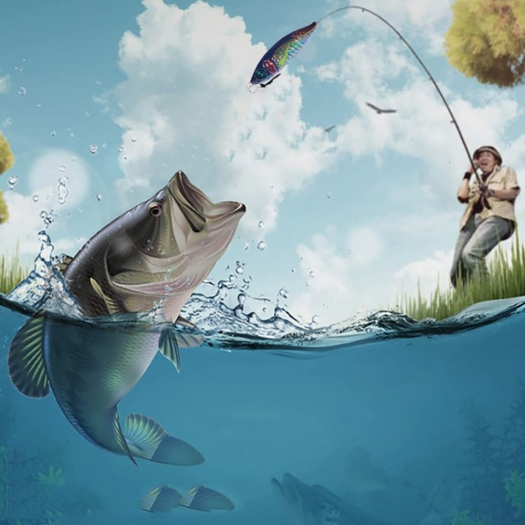 HENGJIA Señuelos De Pesca De Mar 10 Colores Ojos 3D