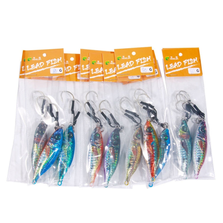 HENGJIA Señuelos De Pesca De Mar 10 Colores Ojos 3D