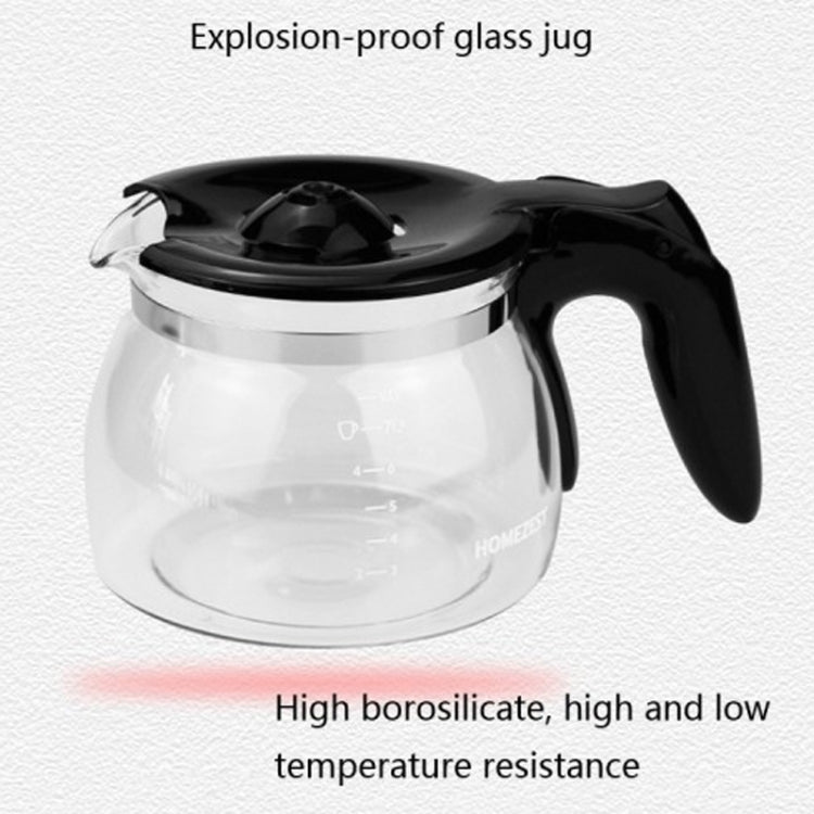 HOMEZEST Cafetera de Goteo Autoapagado 0.65L 2-6 Tazas