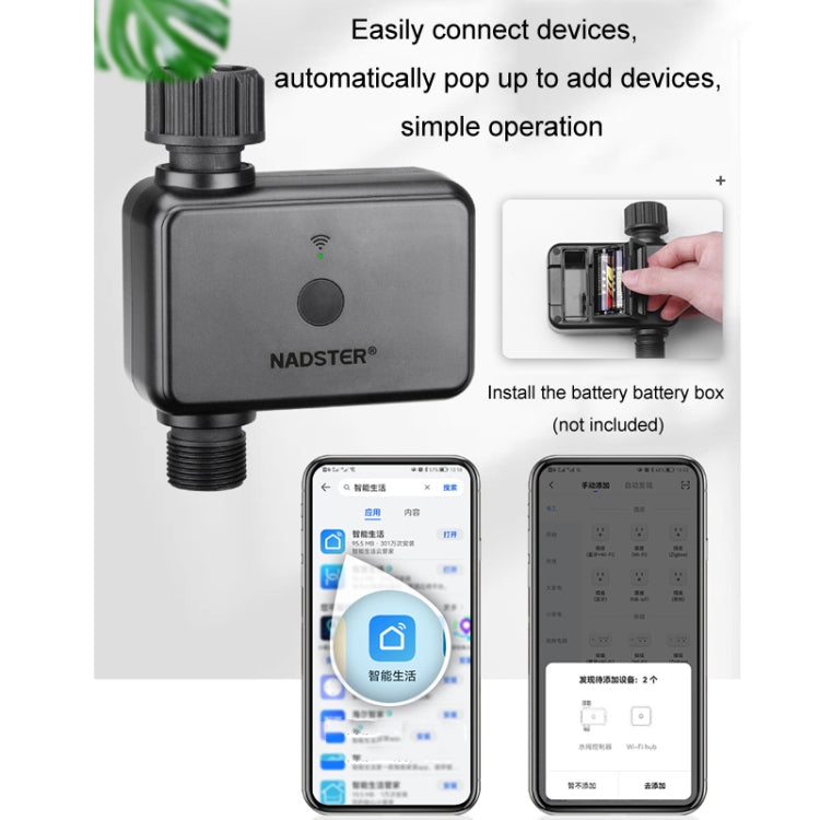 NADSTER BTWiFiRiegoPro Temporizador Inteligente De Riego Con Control Remoto
