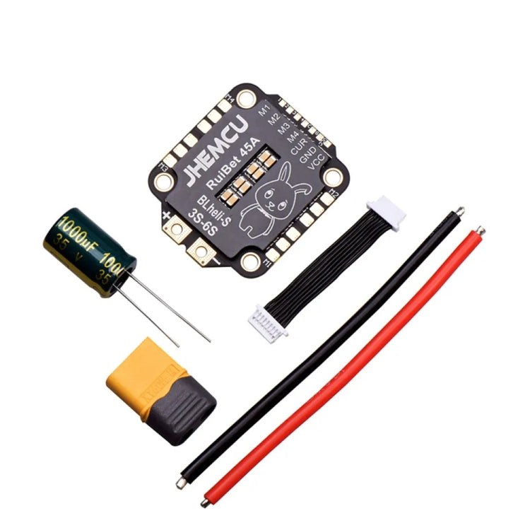 JHEMCU RuiBet ESC 4 en 1 para RC FPV 3-6S Dshot600 Profesional