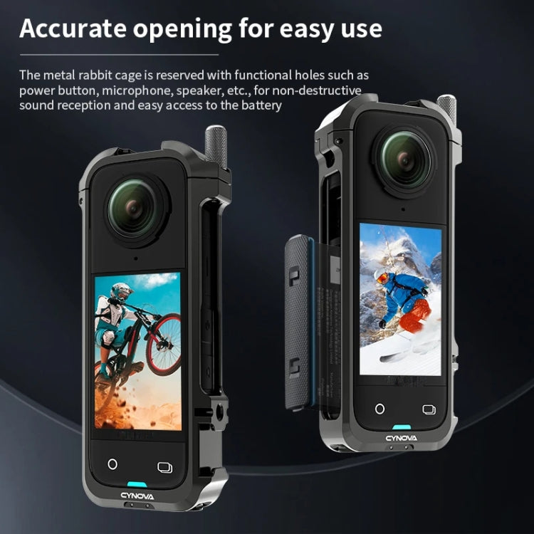 CYNOVA Insta360 X4 Metal Cage Protección de Aluminio