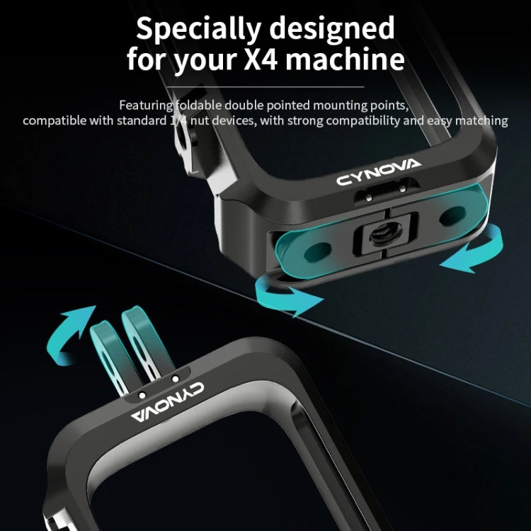 CYNOVA Insta360 X4 Metal Cage Protección de Aluminio