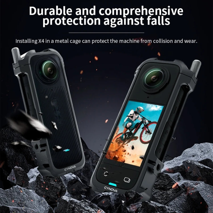 CYNOVA Insta360 X4 Metal Cage Protección de Aluminio