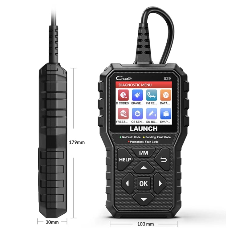 Launch Creader CR529 Escáner OBD2 Lectura De Códigos Del Motor