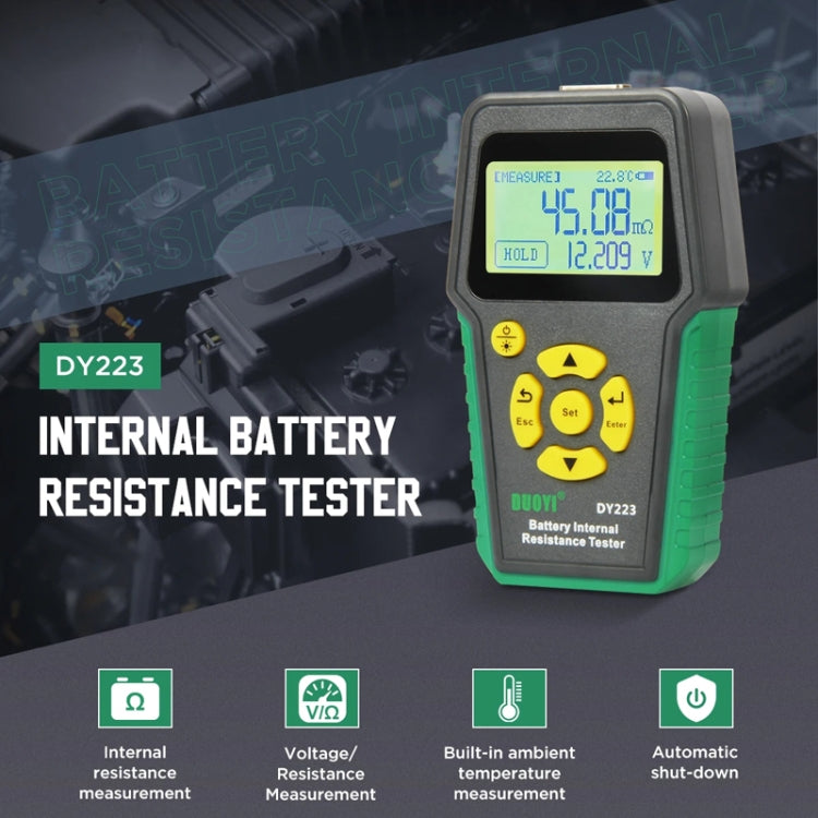 DUOYI DY223 Instrumento Diagnóstico Voltaje y Resistencia