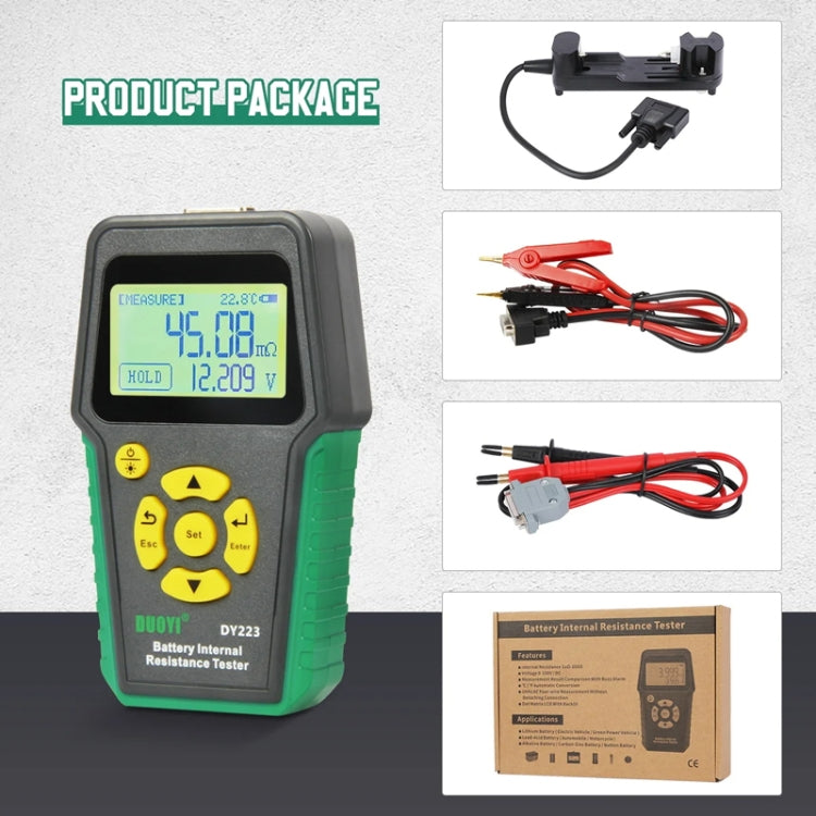 DUOYI DY223 Instrumento Diagnóstico Voltaje y Resistencia