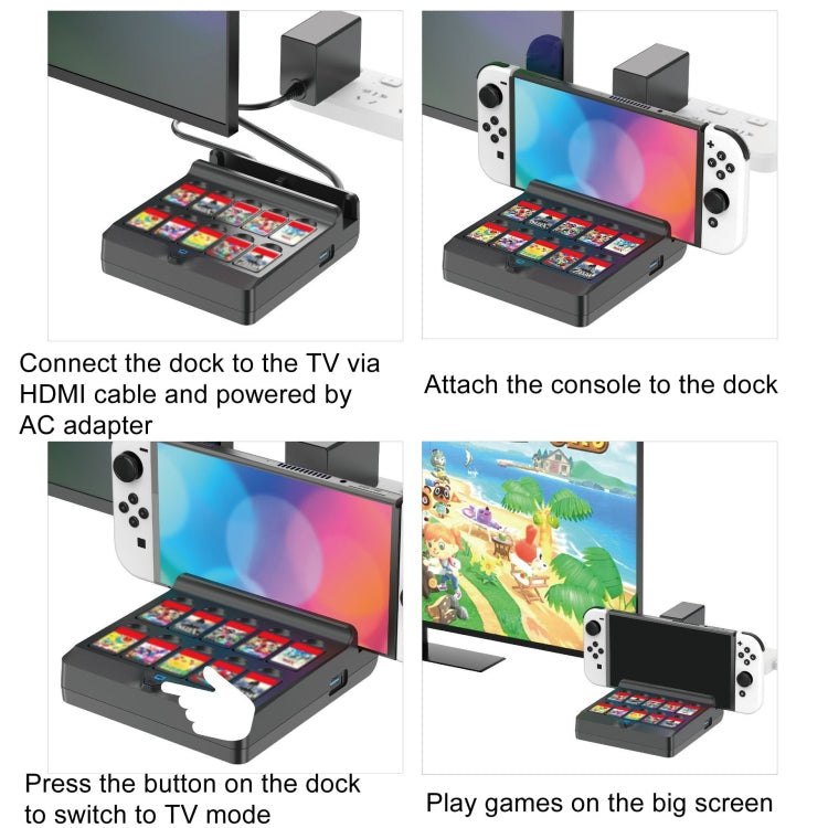 Iplay NG-SW279 Base Conversión Switch OLED Almacenamiento
